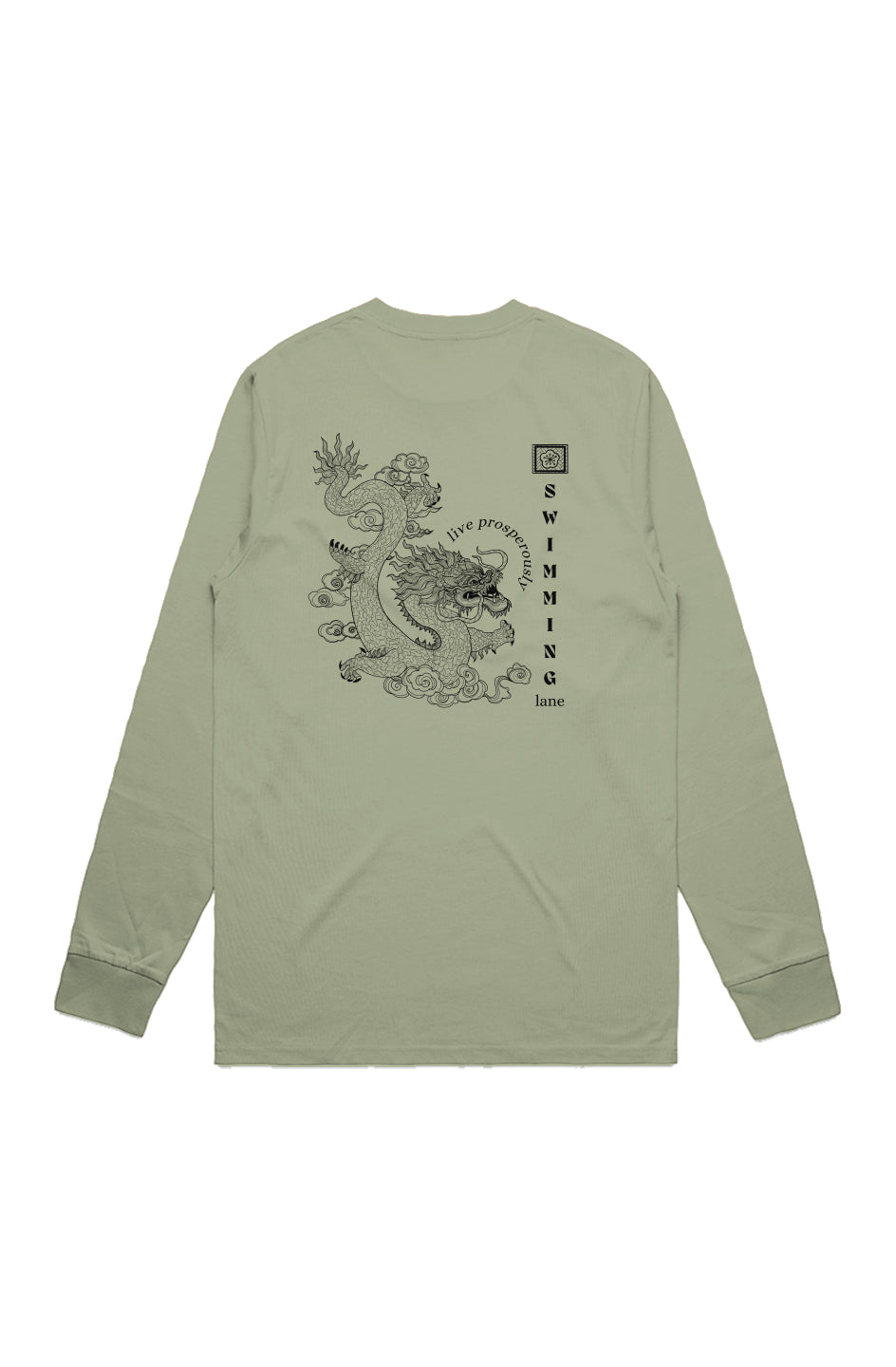 Dragon Bamboo Long Sleeve Tee