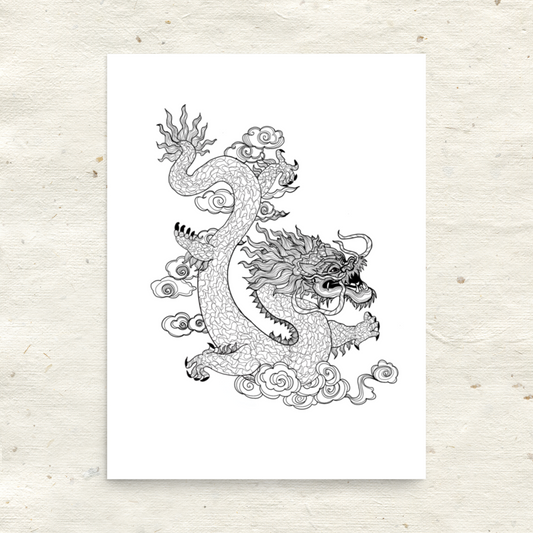 Lucky Dragon Art Print